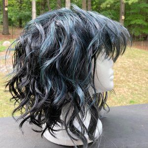 RENE OF PARIS, gorgeous wig,  black-gray with a slight blue tint highlights